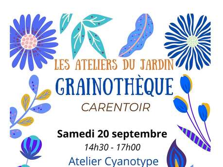 Atelier cyanotype avec Nicolas Desvignes