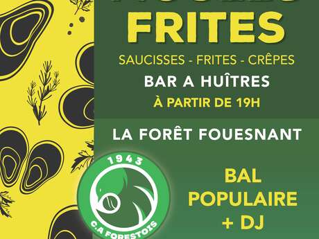 Soirée moules-frites, bar à huîtres et animations musicales