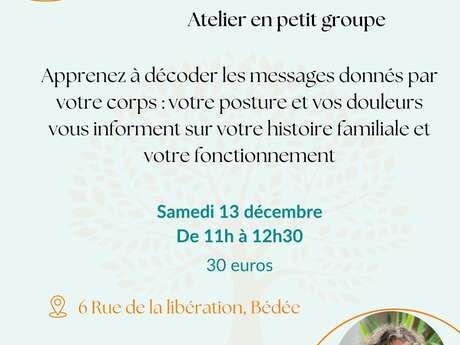 Atelier "Notre corps porteur de notre histoire"