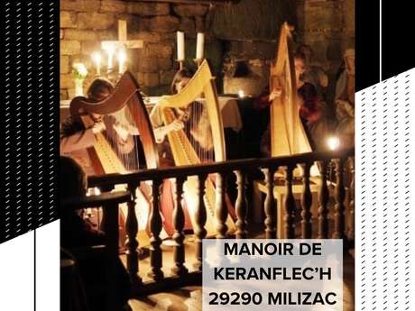 Concert de 3 harpes aux chandelles