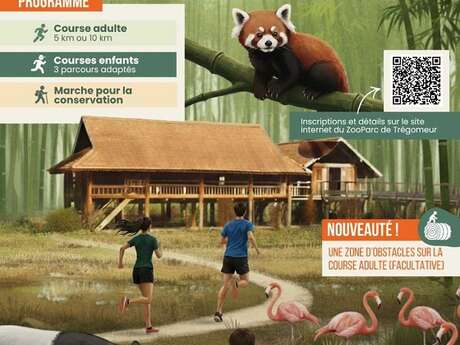 Course La Breizh’Asia au Zooparc de Trégomeur