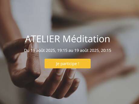 Atelier méditation - Quai N°3-Cêhapi