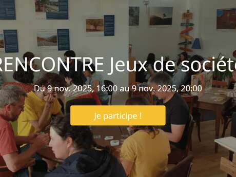 Rencontre jeux de société - Quai N°3-Cêhapi Rencontre jeux de société - Quai N°3-Cêhapi
