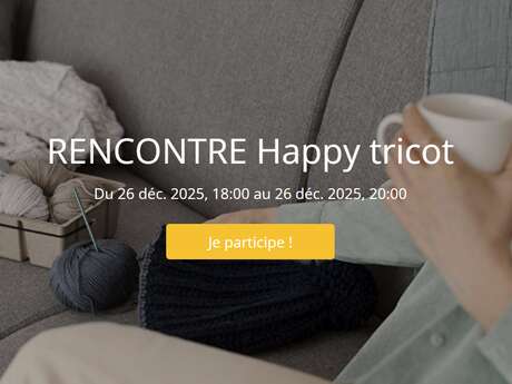 RENCONTRE Happy tricot
