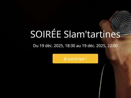 Soirée Slam'tartines