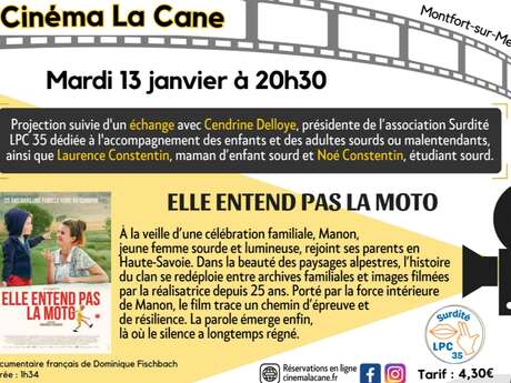 Projection " Elle entend pas la moto "