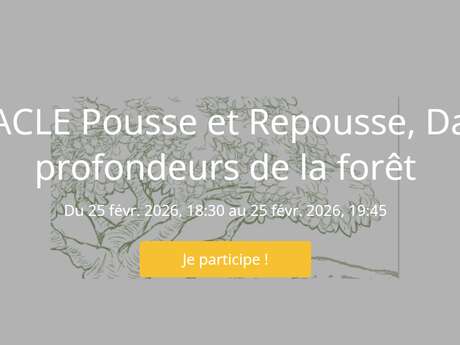 Spectacle "Pousse et Repousse, Dans les profondeurs de la forêt"
