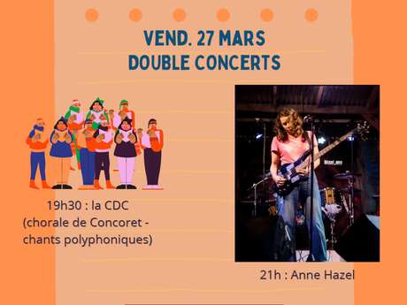 Soirée Double Concerts