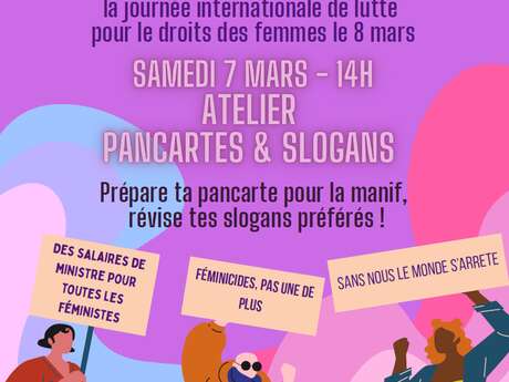 Atelier pancartes et slogans