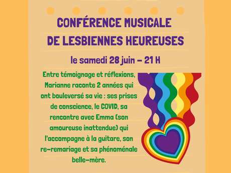 Conférence musicale de lesbiennes heureuses