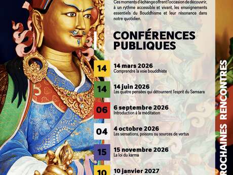 Conférence publique d'introduction au Bouddhisme
