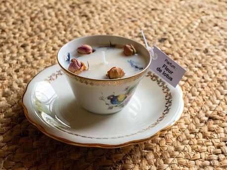 Fleur et Papillon : bougies artisanales