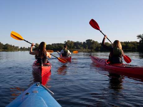 Balade matinale en canoë au Lac de Trémelin