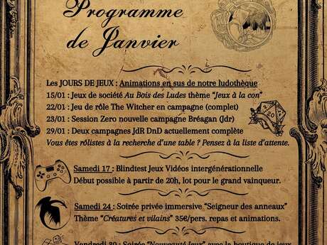 Les soirées thématiques de l'Elixir.