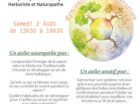 Les Ateliers Naturopathie de la Saison en Brocéliande