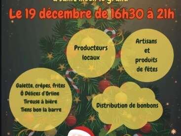 Marché de Noël - Le p'tit marché fermier de la Lande Fauvel