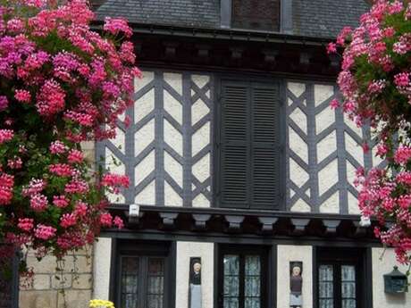 Maisons en torchis et à pans de bois à Locminé