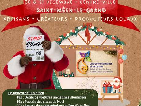 Marché de Noël et feu d'artifice- Saint-Méen-le-Grand