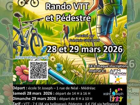 Rando VTT et pédestre - Médréac