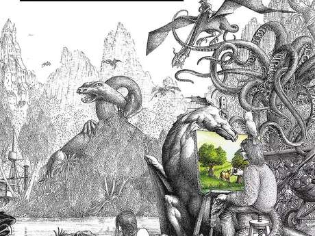 Exposition Mondes fantastiques de Dantec