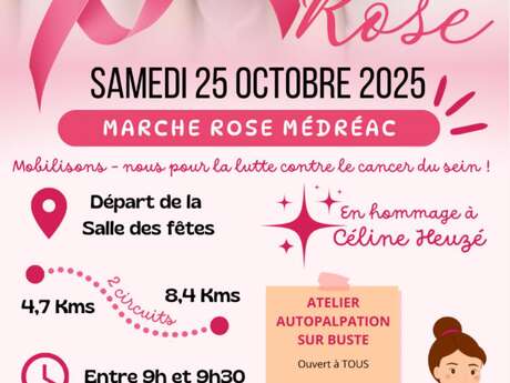 Marche Octobre Rose à Médréac