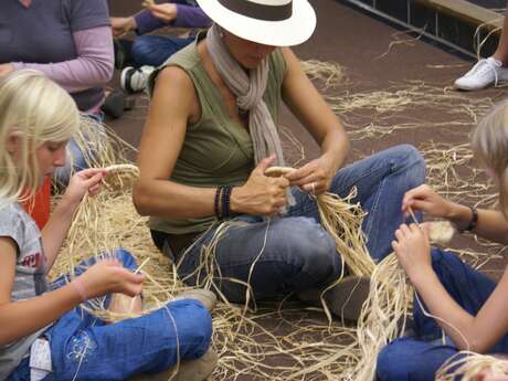 Atelier vannerie spiralée