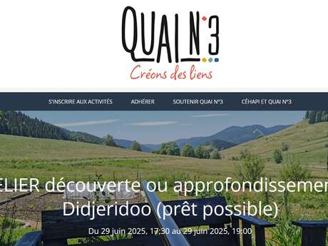 Atelier Didjeridoo - Quai N°3-Cêhapi