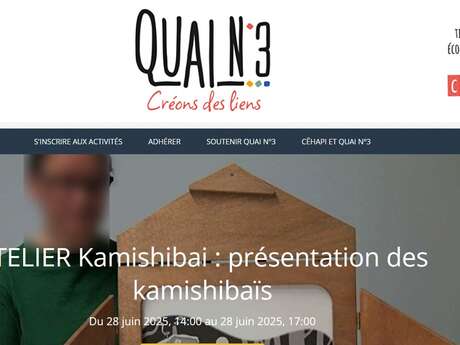 Atelier Kamishibaï #6 - Quai N°3-Cêhapi