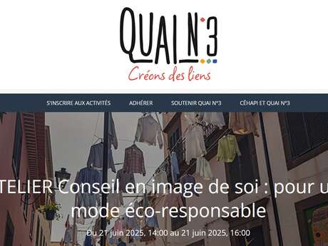 Atelier conseil en image - Quai N°3-Cêhapi
