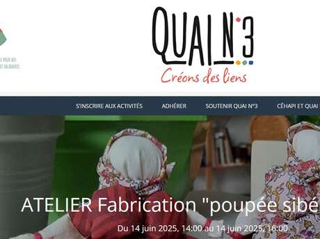 Fabrication de poupées sibériennes - Quai N° 3 - Céhapi