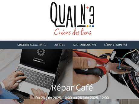 Atelier Repar'Café - Quai N°3-Cêhapi
