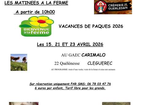 Les matinées à la ferme