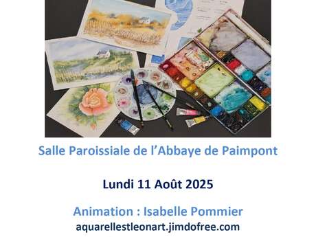 Stage initiation aquarelle