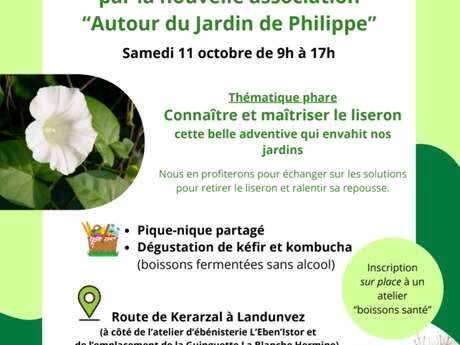 Journée d'entretien du jardin géré par l'association "Autour du jardin de Philippe"