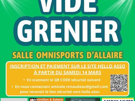 Vide grenier du 1 mai