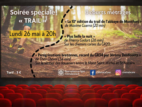 Soirée spéciale "Trail" - Cinéma La Cane