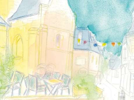 Sortie croquis aquarellé