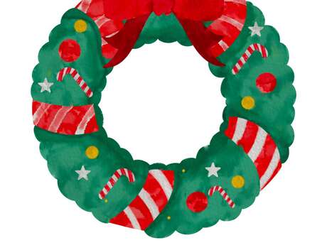 Atelier création de couronnes de Noël