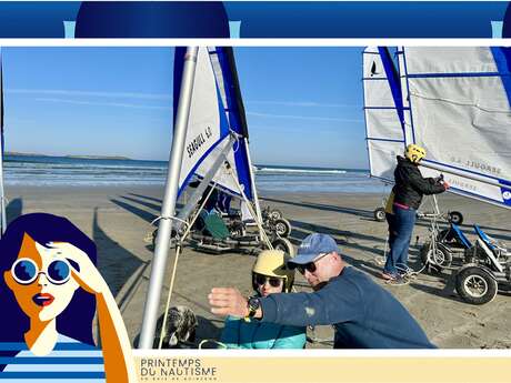 Baptême de char à voile avec Zef Attitud'