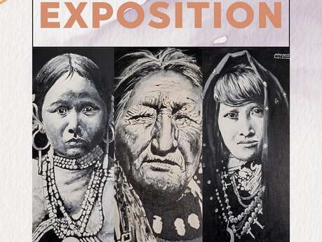 Exposition de portraits de femmes indiennes