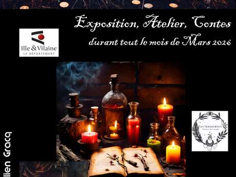 Exposition sur le monde des sorcières - Médiathèque Plélan-le-Grand