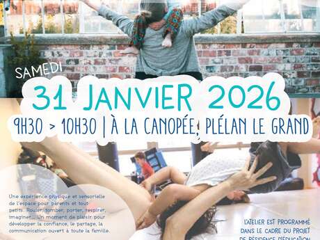 Contakids : Atelier Danse – contact en duo Parent-Enfant