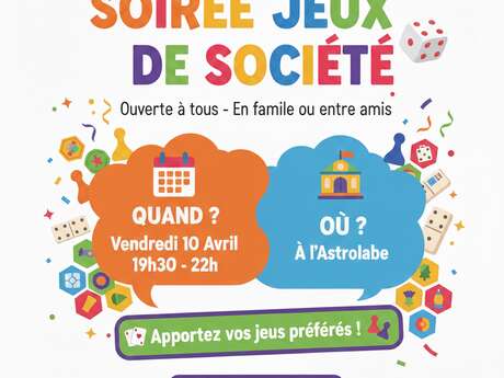 Soirée Jeux de Société