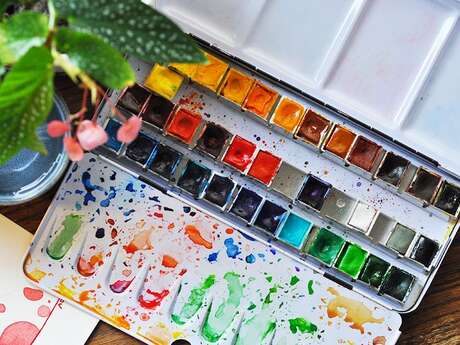 Atelier Aquarelle "la neige"