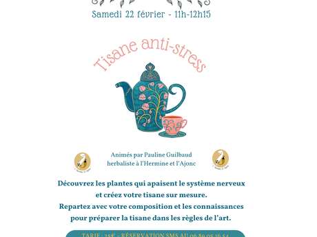 Les Ateliers Tisane "Tisane Anti-stress" Le 22 fév 2025