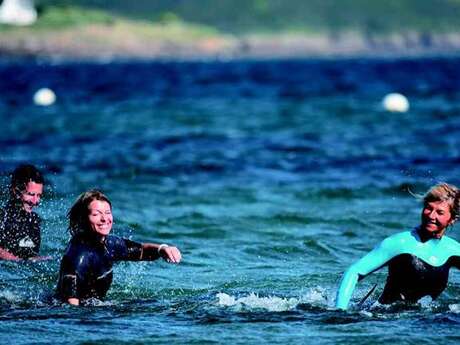 Marche aquatique sur les plages du Morbihan