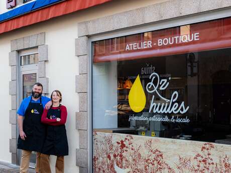 Visite de l'atelier boutique Dz Huiles