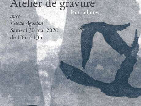 Atelier de gravure avec l’artiste Estelle Aguelon