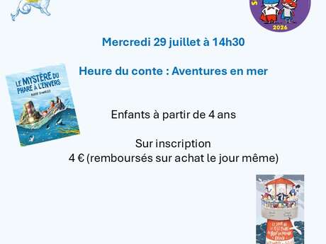 Heure du conte: "Aventures en mer"