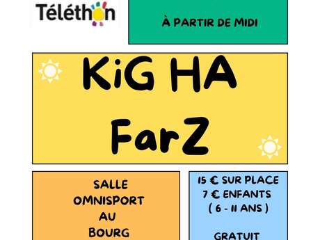 Kig ha farz au profit du Téléthon